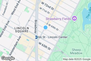 Map image of the property - 74 W 68th St