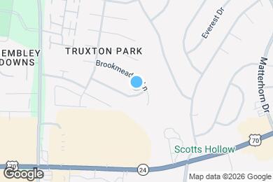 Map image of the property - 1761 Stone Hollow Ct