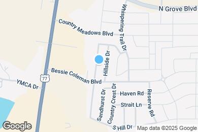 Map image of the property - 1626 Wildflower Dr
