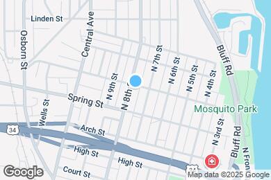 Map image of the property - 922 N 8th St