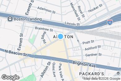 Map image of the property - 390 Cambridge St