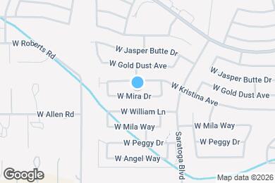Map image of the property - 2794 W Mira Dr