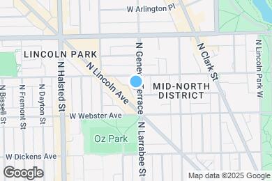 Map image of the property - 2238 N Geneva Terrace