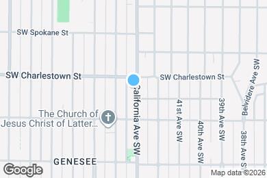 Map image of the property - 3817A California Ave SW