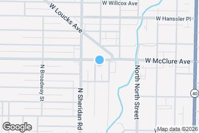 Map image of the property - 2410 N Ellis St