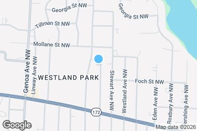 Map image of the property - 331 Locke Ave NW