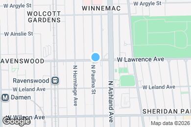 Map image of the property - 4757 N Paulina St