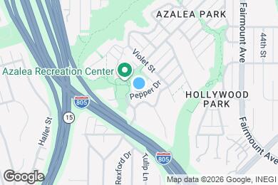 Map image of the property - 4110 1/2 Pepper Dr