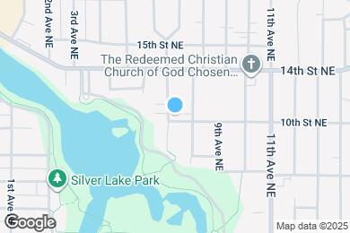 Map image of the property - 703 10th St NE