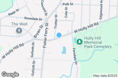 Map image of the property - 725 W Holly Hill Rd