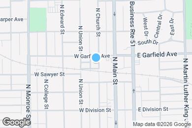 Map image of the property - 1923 N Church St