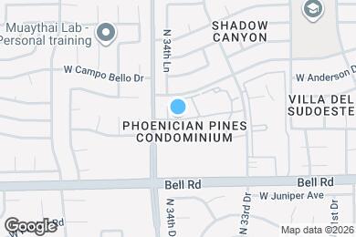 Map image of the property - 3434 W Danbury Dr