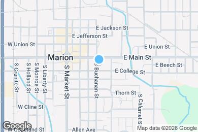 Map image of the property - 107 S Buchanan St