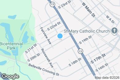 Map image of the property - 501 S 20th St