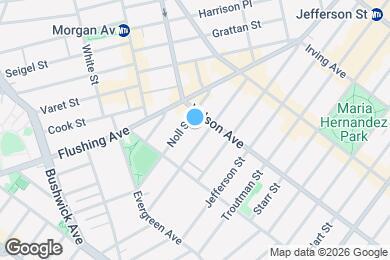 Map image of the property - LUXURY 1 BED FLEX IN AN AMENITY PACKED BUILDING IN BUSHWICK