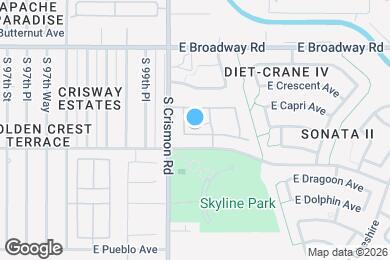 Map image of the property - 10034 E Carmel Ave