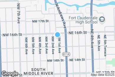Map image of the property - 1529 NW 1st Ave
