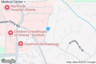 Map image of the property - 1160 S Johnson Ferry Rd NE