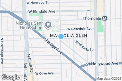 Map image of the property - 5836 N Glenwood Ave