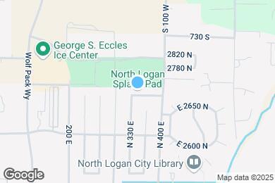 Map image of the property - 341 E 2700 N