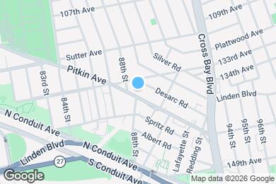 Map image of the property - 8815 Pitkin Ave