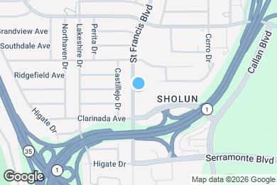 Map image of the property - 653 St Francis Blvd