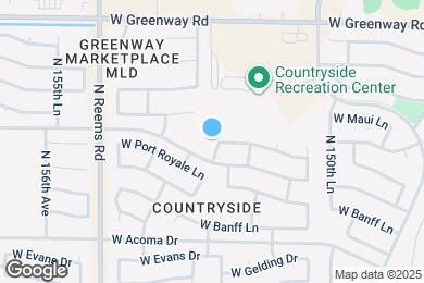 Map image of the property - 14936 N 153rd Ave