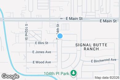 Map image of the property - 120 S Valle Verde