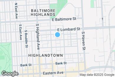 Map image of the property - 3708 E Pratt St
