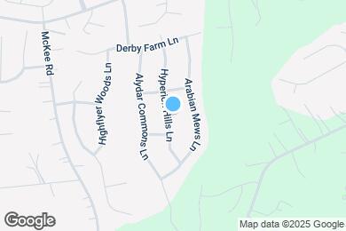 Map image of the property - 13422 Hyperion Hills Ln