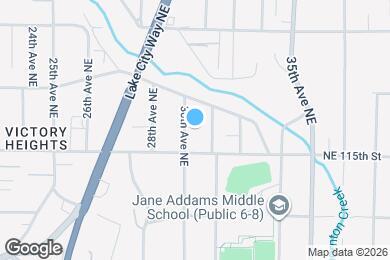 Map image of the property - 11518 30th Ave NE