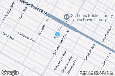 Map image of the property - 3520 Paris Ave