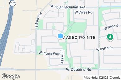 Map image of the property - 8811 S 57th Ln