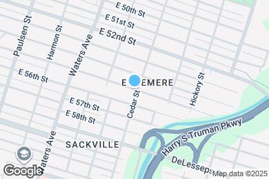 Map image of the property - 1235 E 55th St