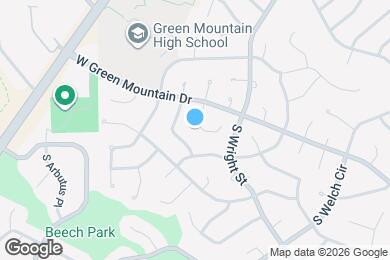Map image of the property - 1415 S Youngfield Ct