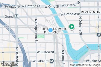 Map image of the property - 580 W Kinzie St