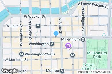 Map image of the property - 24 W Randolph St