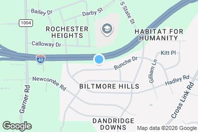 Map image of the property - 741 Bunche Dr