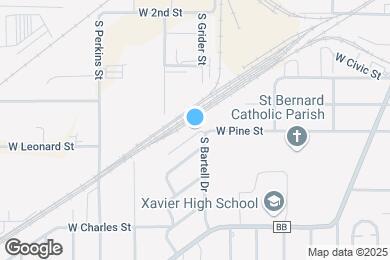 Map image of the property - Chateau Townhomes