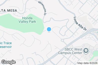 Map image of the property - The Arroyo House Student Living.