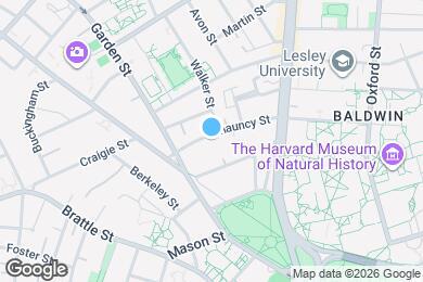 Map image of the property - 20 Chauncy St