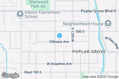 Map image of the property - 1316 W Gillespie Ave