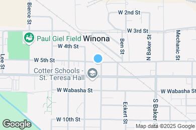 Map image of the property - 1103 W 5th St