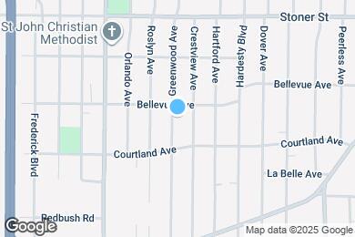 Map image of the property - 1251 Greenwood Ave