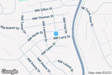 Map image of the property - 220 NW Larry St