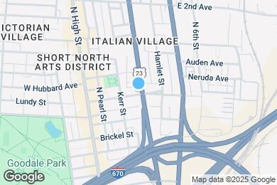 Map image of the property - 116 Warren St