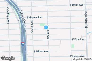 Map image of the property - 1326 E Evelyn Ave