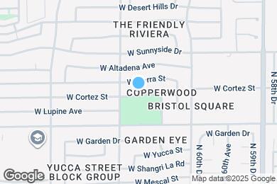 Map image of the property - 6222 W Cortez St
