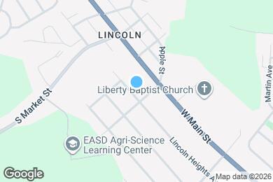 Map image of the property - 1317 Lincoln Heights Ave