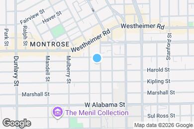 Map image of the property - Dream Montrose - 3412 Graustark Street